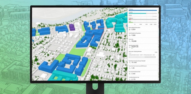 תכנון עירוני חכם עם ArcGIS Urban המחשת תרחישי פיתוח בתלת-ממד