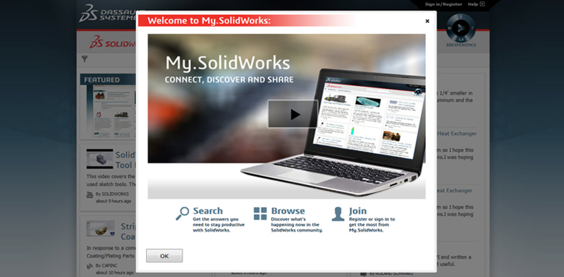 MySolidWorks  – הפורטל עם כל מה שאתם צריכים בנושאי SOLIDWORKS