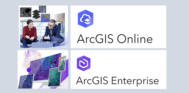 מהם ההבדלים בין ArcGIS Online  לבין ArcGIS Enterprise?